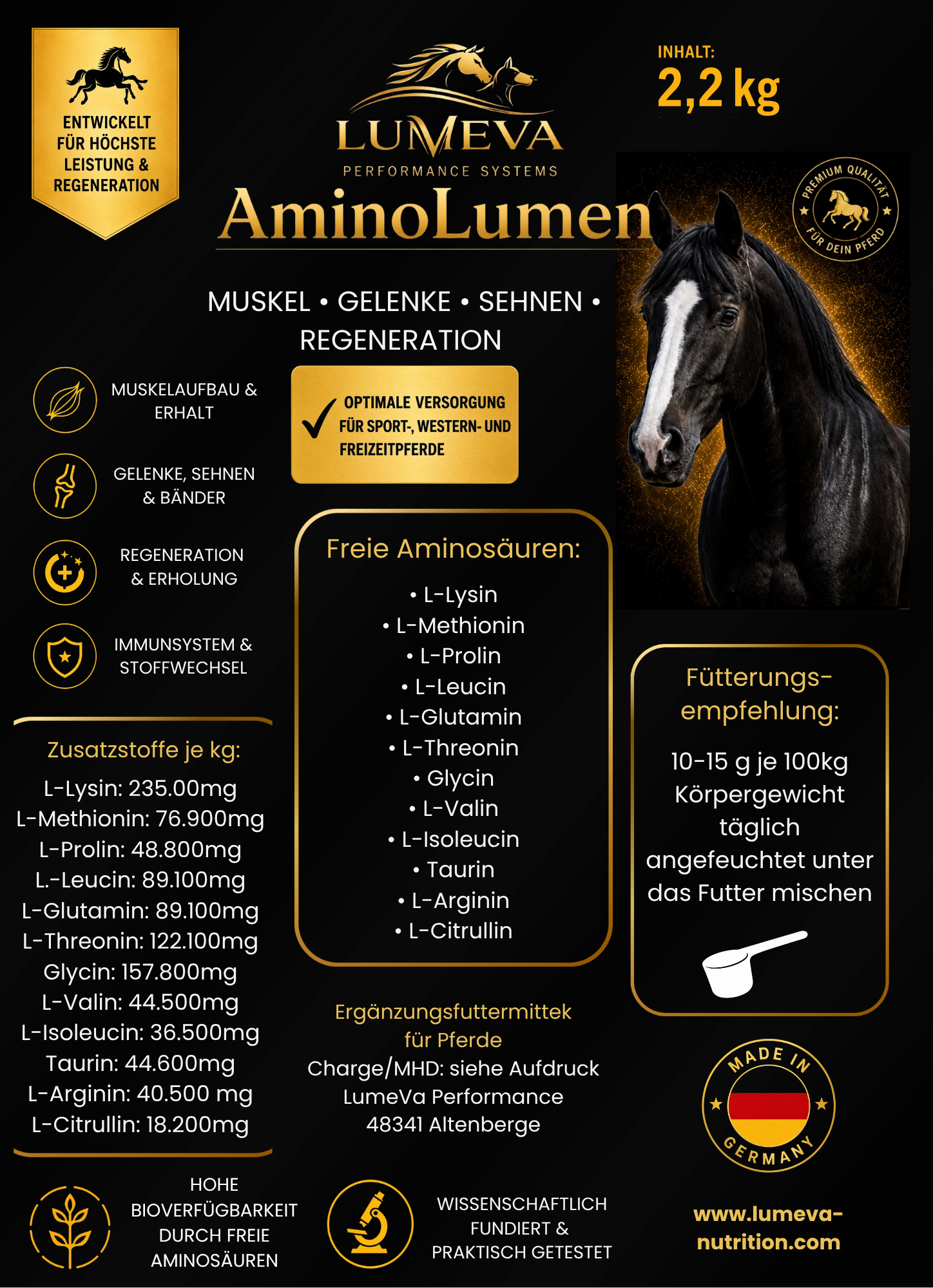 AminoLumen Aminosäuren Komplex